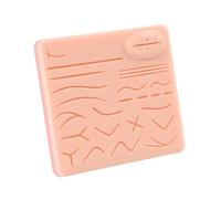 Modello di pelle di pratica della sutura chirurgica Modello di pelle a tre strati in silicone Modello di allenamento chirurgico con 26 ferite per il pad di pratica dello studente