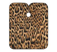 Modello Di Pelliccia Di Leopardo Mantella Taglio Capelli Regolabile Barber Cape Impermeabile Grembiule Da Parrucchiere Per Barbieri Uomini Parrucchieri 140X168Cm