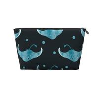 Modello di pesce Stingray, Borsa da toilette Borsa per trucco Borsa per cosmetici Borsa da toilette da viaggio portatile