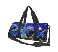 Modello di pesci colorati, Borsone da viaggio di grande capacità Borsa rotonda Borsa da viaggio sportiva Borsa da viaggio Borsa da fitness
