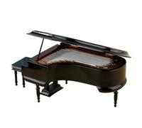 Modello Di Pianoforte In Miniatura Tasto Bianco Nero Mini Accessori Per Decorazioni Per Pianoforte Display Per Strumenti A Tastiera Musicale Mini replica strumento musicale ( Color : Black , Size : 20