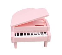 Modello di pianoforte mini decorazione carina portatile creativo artigianato portatile accessori unici(Pink)