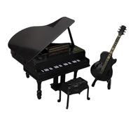 Modello Di Pianoforte | Modello Di Per Giocattolo Sgabello Di Pianoforte | Ornamenti In Miniatura, Strumento Musicale, Decorazione Della Casa In Miniatura, Sgabello Per Chitarra per