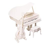 Modello Di Pianoforte | Modello Di Per Giocattolo Sgabello Di Pianoforte | Ornamenti In Miniatura, Strumento Musicale, Decorazione Della Casa In Miniatura, Sgabello Per Chitarra per