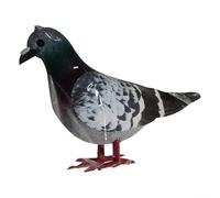 Modello di piccione in schiuma con design realistico per uso decorativo in giardini per case e ambienti educativi Dimensioni compatte per un facile posizionamento e visualizzazione (fiocco di neve 1)