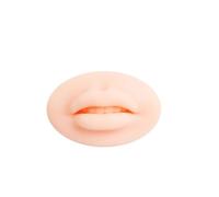 Modello di piercing in silicone, visualizzazione di parti del corpo, simulazione flessibile 3D di lingua, bocca, naso, orecchio, modello for la pratica del piercing(Lips-light skin)