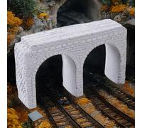 Modello di portale per tunnel in pietra per ferrovia in scala N bambini,