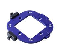 Modello di posizionamento 'angolo del router - Modello di posizionamento 'angolo ' in lega di alluminio 4 in 1, strumento ausiliario per il taglio ' della tavola di legno