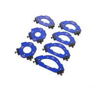 Modello di posizionamento degli angoli in lega di alluminio per la lavorazione del legno, per angoli R interni esterni e angoli a T, copia accurata della fresatura dei bordi per la creazione di mobili