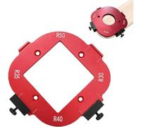 Modello di posizionamento dell'angolo dell'arco 4 in 1, modello per raggio d'angolo del router, router di posizionamento per macchina da taglio, posizionamento del modello del raggio angolare per