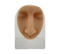 Modello di pratica anatomica facciale riutilizzabile in silicone per trapani di piercing sicuri in lezioni di medicina e laboratori di cosmetologia Modello di formazione medica realistica