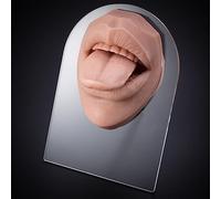 Modello di pratica dei gioielli for il corpo del naso 'orecchio in silicone 1:1 - Strumento riutilizzabile for il tono della carne(Mouth-05)