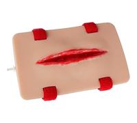 Modello di pratica della ferita di simulazione del trauma per allenamento realistico di pronto soccorso, esercizi di sutura di controllo del sanguinamento, materiale in silicone