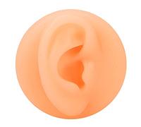 Modello di pratica di agopuntura dell'orecchio in silicone kuuleyn, strumento di visualizzazione dell'orecchio sinistro della simulazione riutilizzabile, modello di formazione (Right Ear)