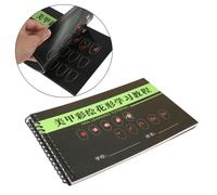 Modello di pratica per l'arte delle unghie Libro di carta per l'apprendimento,