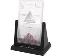 Modello di probabilità della scheda Galton, dimostratore della curva a campana per esperimenti statistici, strumento di distribuzione casuale intuitivo per l'istruzione scolastica e domestica