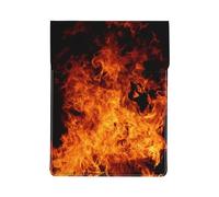 Modello di progettazione fuoco brucia, Custodia per laptop in pelle PU, borsa per notebook, custodia per laptop, custodia per tablet