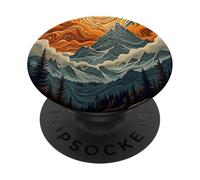 Modello di protezione estetica del paesaggio montano PopSockets PopGrip Adesivo