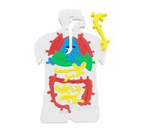 Modello di puzzle del corpo umano - interni 3D per bambini che imparano anatomia, giocattolo scientifico per lo sviluppo cognitivo, assistenza all'insegnamento in classe per, ragazzi, ragazze,