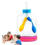 Modello di respirazione polmonare educativa, dimostrazione anatomica interattiva del respiratorio per bambini e studenti: modello didattico per la scuola, biologia, scienze, esperimenti STEM