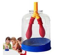 Modello Di Respirazione Polmonare - Supporto Didattico Respiratorio Per Aula - Modello Polmonare Antigraffio Di Precisione Per Apprendimento Della Respirazione In Scuola Scienza E Classe