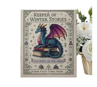 Modello di Ricamo,Schema di Drago per il Cucito Artigianale - Kit per Ricamo per Principianti - Per Uomini, Donne, Ragazzi, Ragazze, Giovani, Adolescenti, Moglie, Famiglia, Amici E Per La Casa