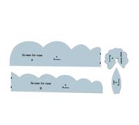 Modello di rose in tessuto - Kit di modelli di rose floreali | Die Cutting Flower Craft | Decorazione per matrimonio in tessuto per abbigliamento, centrotavola da tavola | Set di fustelle artistiche