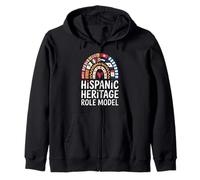 Modello di Ruolo Patrimonio ispanico Latino Latina Pride Felpa con Cappuccio