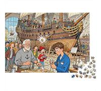 Modello di scafo e parato del Vasa Museum a Stoccolma Puzzle in Legno Impermeabile Puzzles Da 1000 Pezzi Regali Per Adulti Impossibili Giochi Di Impegnativi