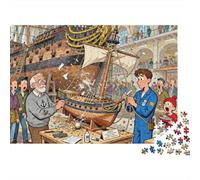 Modello di scafo e parato del Vasa Museum a Stoccolma Puzzle in Legno Impermeabile Puzzles Da 1000 Pezzi Regali Per Adulti Impossibili Giochi Educativi