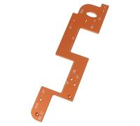 Modello di scanalatura per maniglie dell'armadio che supportano aperture circolari accurate della scanalatura su più tipi di pannelli di mobili