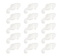Modello di Schiuma Cavalluccio Marino per Ragazzo Ragazza, 15 Pezzi, Bianco | Materiale in Schiuma, Formato 11cm, Adatto a Pittura Artistica e Attività Fai da Te per Piccoli