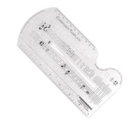 Modello di scrittura Cantautore | Linee note segno stencil | Composizione simboli note stencil accessori per caratteri linee note