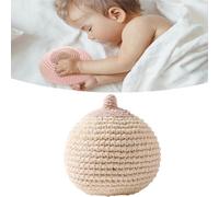 Modello di seno per allattamento al seno, realizzato a mano, modello organico all'uncinetto, per praticare e allenare l'allattamento al seno e l'allattamento. Giocattolo lenitivo per bambini