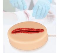 Modello di simulatore per medicazione delle ferite, Modello di simulatore per Controllo e Arresto delle emorragie, Modello di simulatore di lacerazione, simula l'aspetto di Una ferita Reale, per Il p