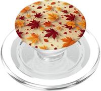 Modello di stampa con foglie autunnali PopSockets PopGrip per MagSafe