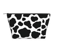 Modello di stampa mucca, Borsa da toilette Borsa per trucco Borsa per cosmetici Borsa da toilette da viaggio portatile