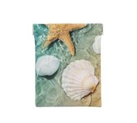 Modello Di Stelle Marine E Conchiglie, Spremere il portafoglio superiore da donna Borsa portaoggetti Piccola portamonete Portamonete