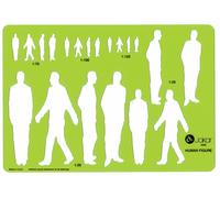 Modello Di Stencil Per Figura Umana Maschile Jakar Ombra Verde Chiaro 4645