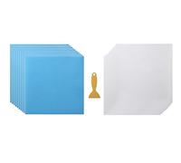 Modello di strass appiccicosi per strass hotfix Magic Flock Plus strass flock per Cameo Cricut 30,5 x 30,5 cm, 10 fogli e 10 fogli di nastro con strass Hotfix (30,5 x 30,5 cm, 10 fogli)