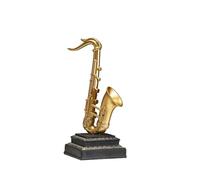 Modello Di Strumento Musicale Domestico 28X11,5 Cm Moderno Semplice Soggiorno Armadietto Del Vino Strumento Musicale Sassofono Decorazione Della Casa Artigianato