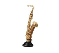 Modello Di Strumento Musicale Domestico 36.5x13.5x6.5cm Aula di musica Sassofono Decorazione moderna semplice Arredamento per la casa