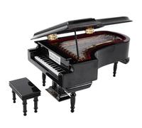 Modello Di Strumento Musicale Domestico Kit Modello Di Pianoforte A Coda In Miniatura Da 18 Cm Strumento Musicale Con Sedia Per La Decorazione Dell'home Office
