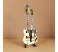 Modello Di Strumento Musicale Domestico Mini Chitarra Da 15 Cm Basso Elettrico Modello Di Chitarra Elettrica Mini Modello Di Strumento Musicale In Legno In Miniatura(I)