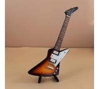 Modello Di Strumento Musicale Domestico Mini Chitarra Da 15 Cm Basso Elettrico Modello Di Chitarra Elettrica Mini Modello Di Strumento Musicale In Legno In Miniatura(N)