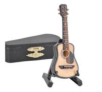Modello Di Strumento Musicale Domestico Modello Di Chitarra Acustica In Miniatura Da 8 Cm Mini Chitarre In Legno Strumento Musicale Ornamento Decorazione Del Desktop Della Stanza Di Casa