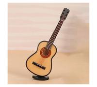 Modello Di Strumento Musicale Domestico Ornamento Per Auto In Miniatura Per Chitarra E Violino Strumento Musicale Interno Della Casa(13cm E)