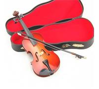 Modello Di Strumento Musicale Domestico Puntelli Ornamentali Modello Mini Violino Da 8 Cm / 10/16 Cm Con Supporto Per Scatola Decorazione Domestica(16cm)