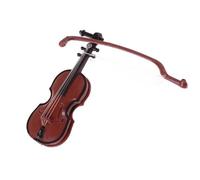 Modello Di Strumento Musicale Domestico Strumenti Musicali Da 8 Cm Mini Violino Ornamenti Decorativi In legno Decorazione Modello Con Miniatura Di Supporto(Style 2)