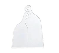 Modello Di Tagliere - Strumento Guida Per In Acrilico Trasparente Fai Da Te | Forniture Per La Lavorazione Del Legno Di Router Per Taglieri Di Salumi, Manici Per Vassoi, In Acr